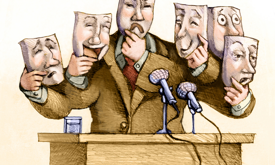 Political identity concept